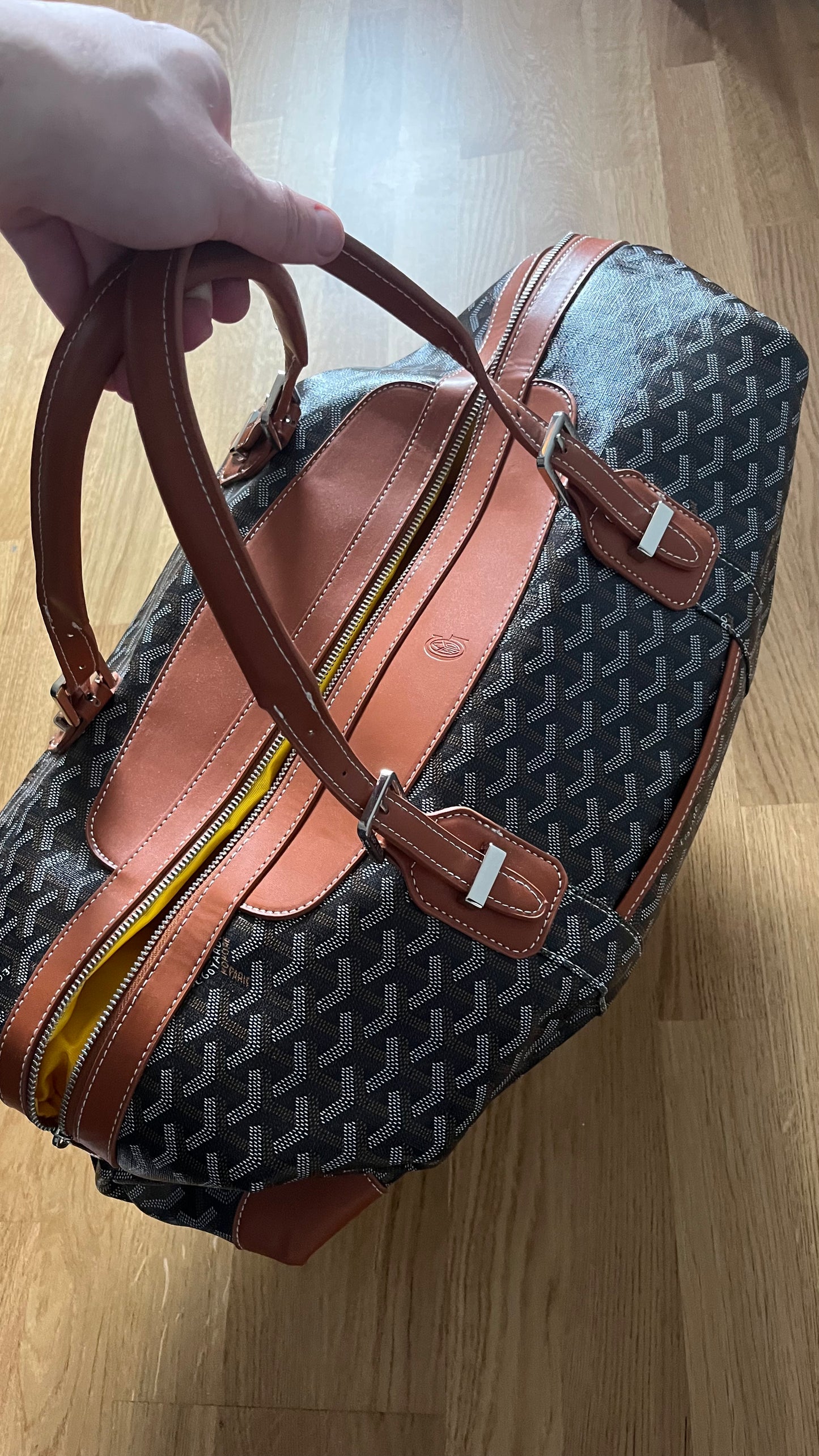 Goyard duffel bag
