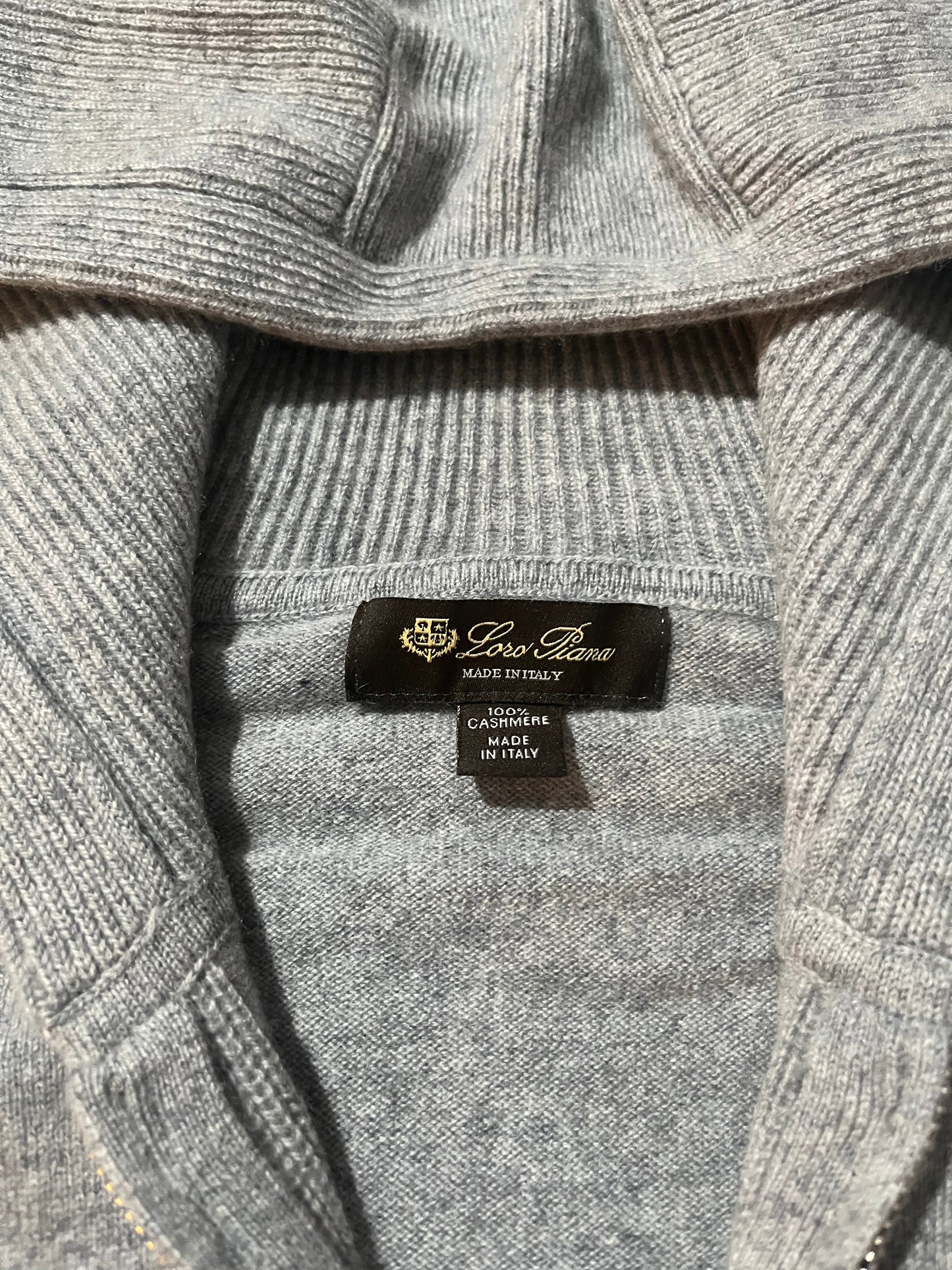 Loro piana full zip sweater
